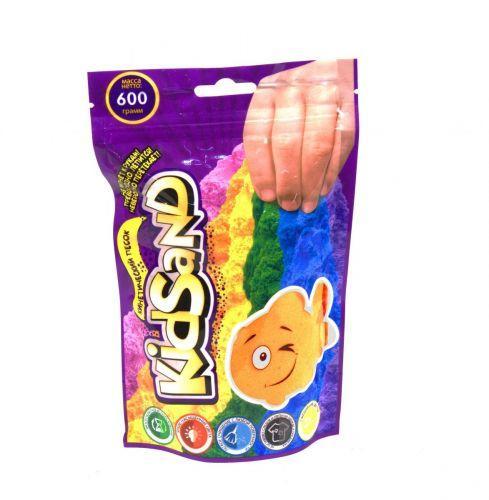 Кинетический песок Danko Toys KidSand, в пакете, 600 г оранжевый