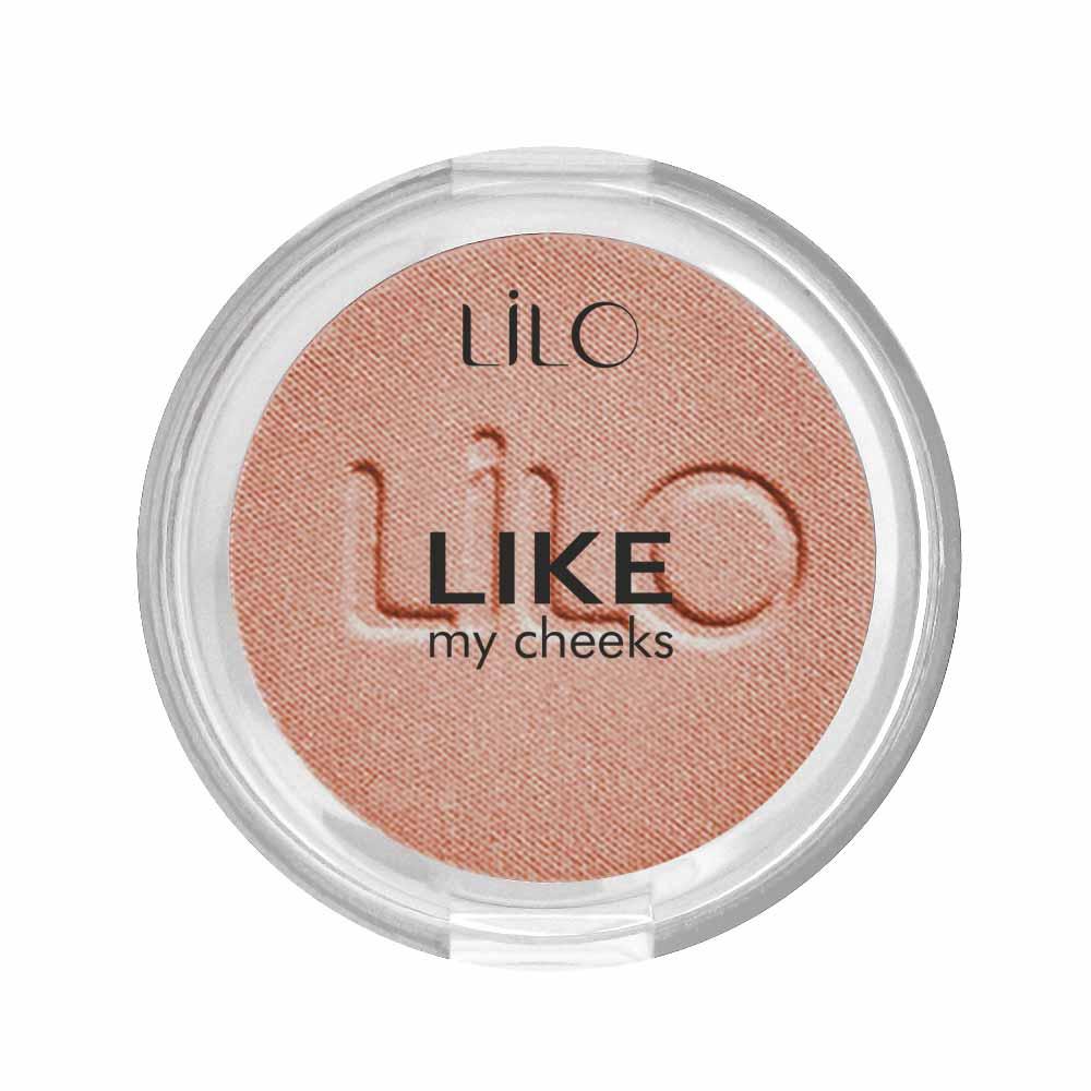 Румяна компактные LiLo LIKE my cheeks тон 504 Медовый беж