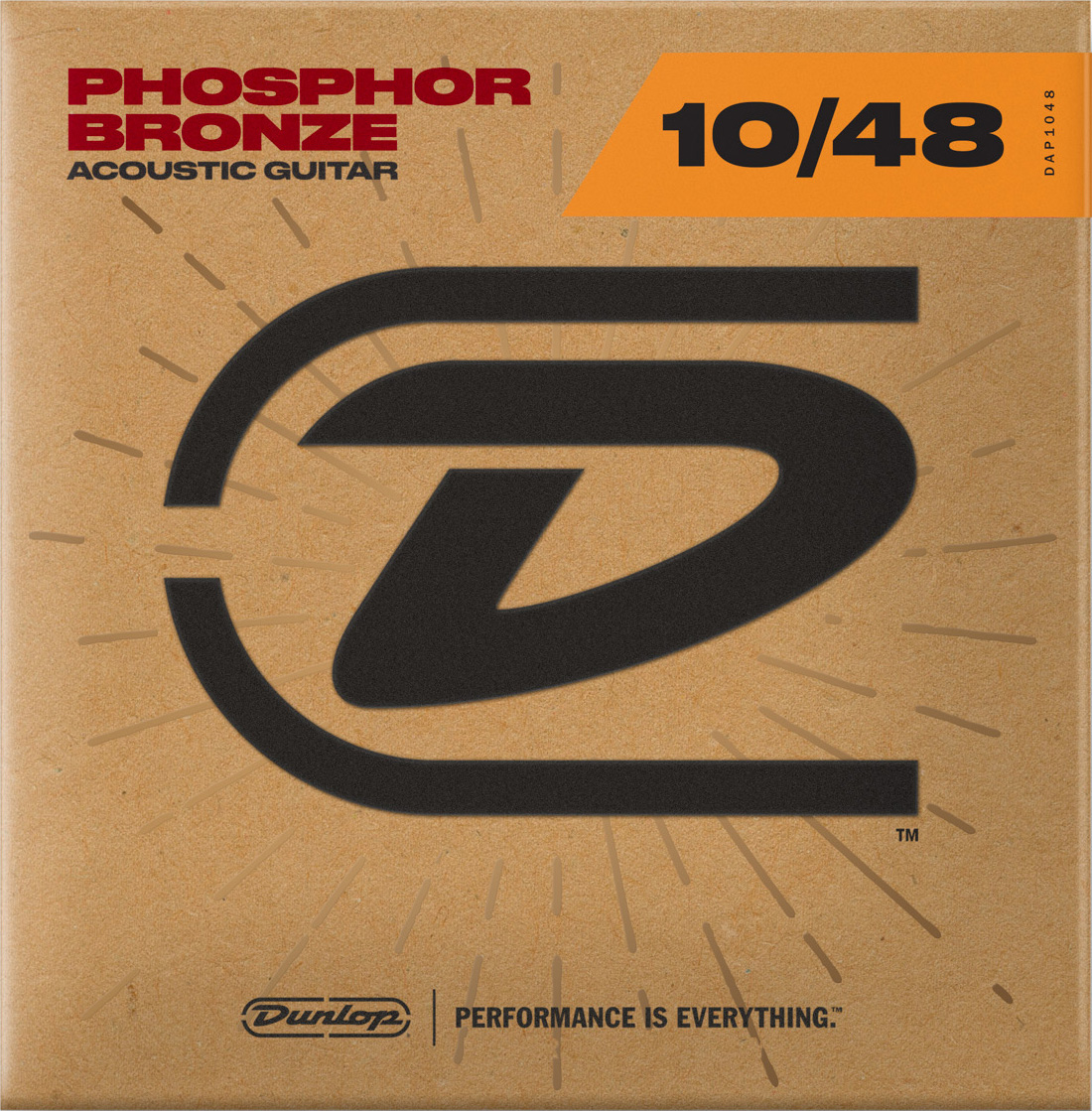 Струны для акустической гитары Dunlop DAP1048 Acoustic Phosphor Bronze Extra Light Guitar Strings 10/48