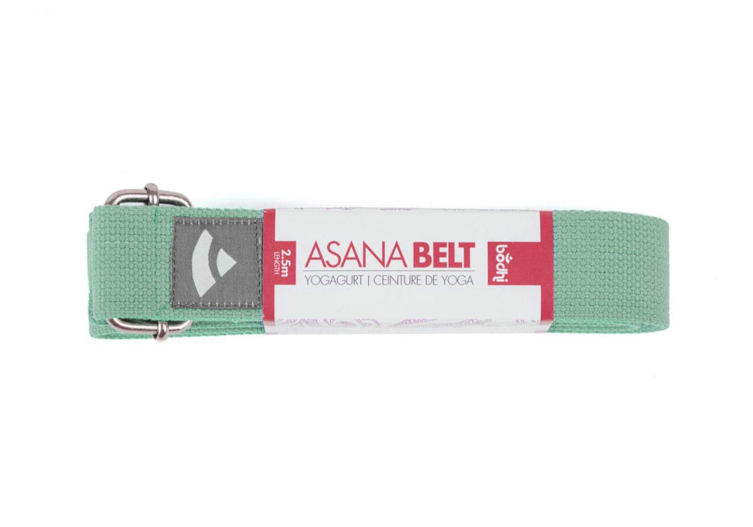 Ремень для йоги Bodhi Asana Belt Mineral Blue 250x3.8 см Зеленый 20441