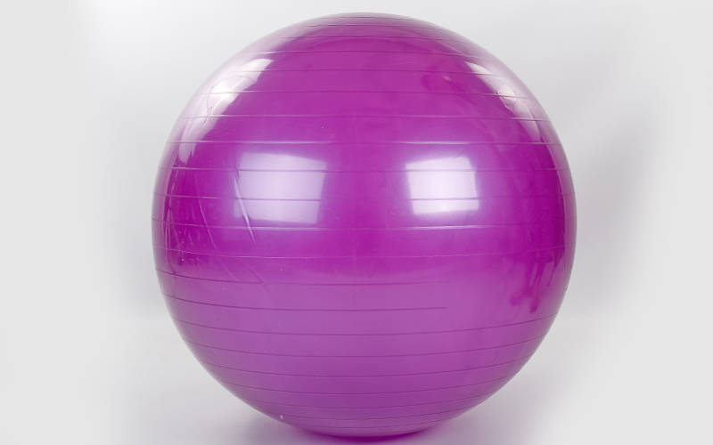 Фітбол Zelart FI-1980-65 65 см Фіолетовий (FI-1980-65_Темно-фіолетовий)
