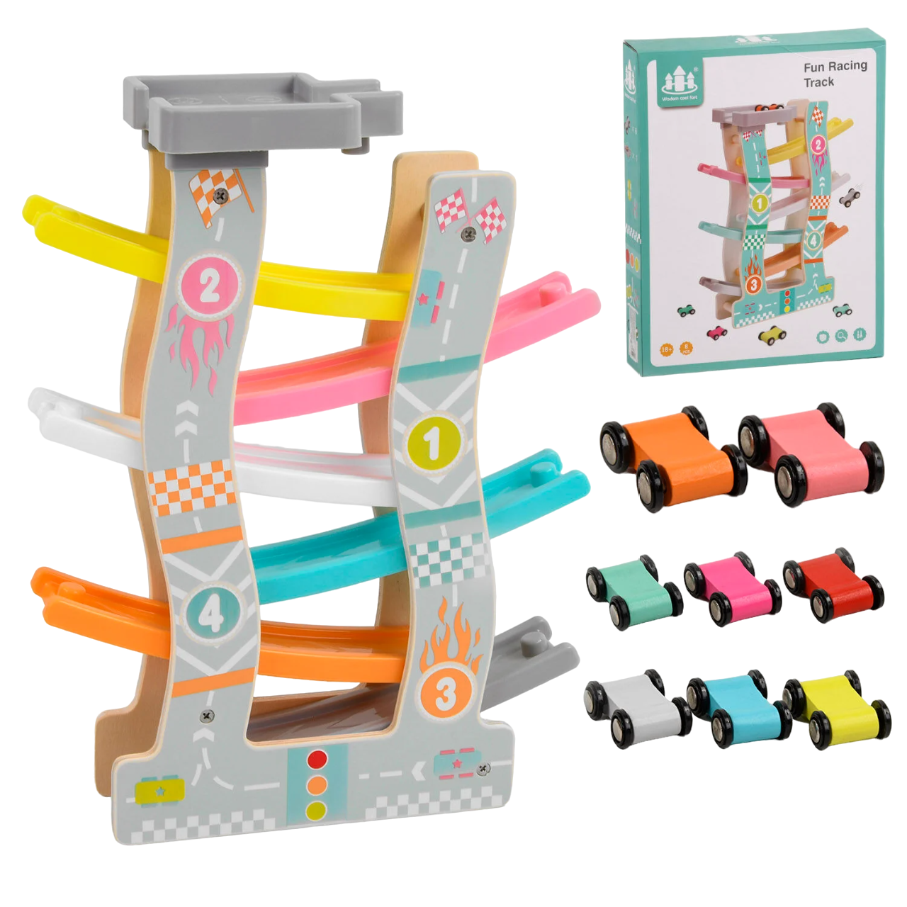 Детская парковка Chengmei Toys Fun Racing Track 30 х 7 х 41 см Multicolor (103954)