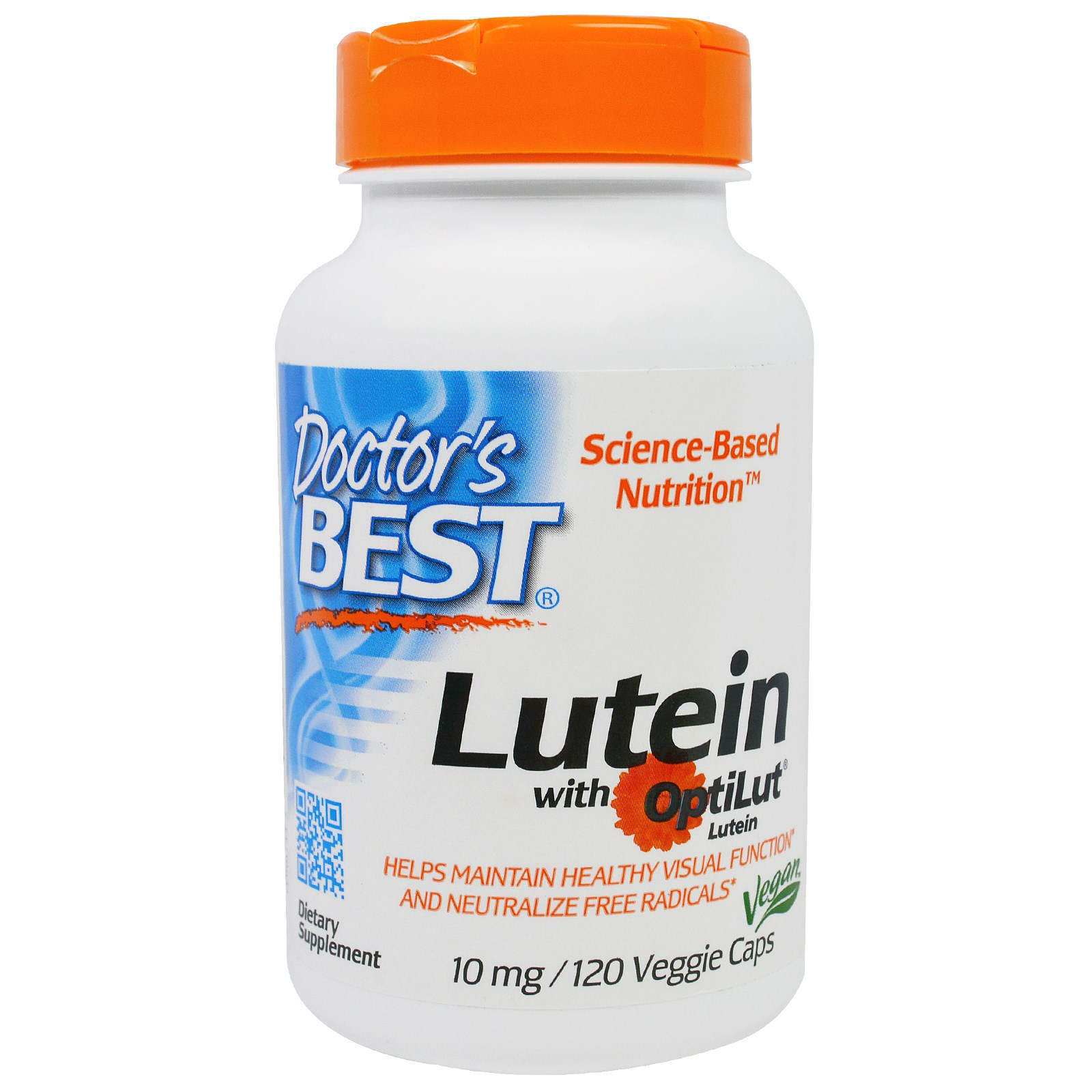 Лютеин Lutein with OptiLut Doctors Best 10 мг 120  капсул (1016)