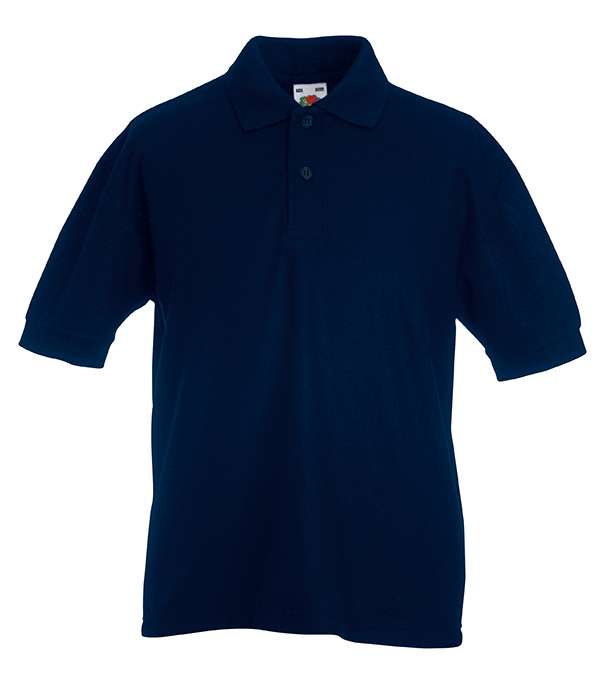 Поло Fruit of the loom 65/35 Polo Kids 104 см Темно-синий (63-417-0)