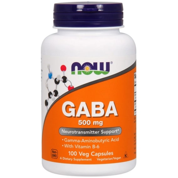 Аминокомплекс NOW Foods GABA 500 mg 100 Veg Caps