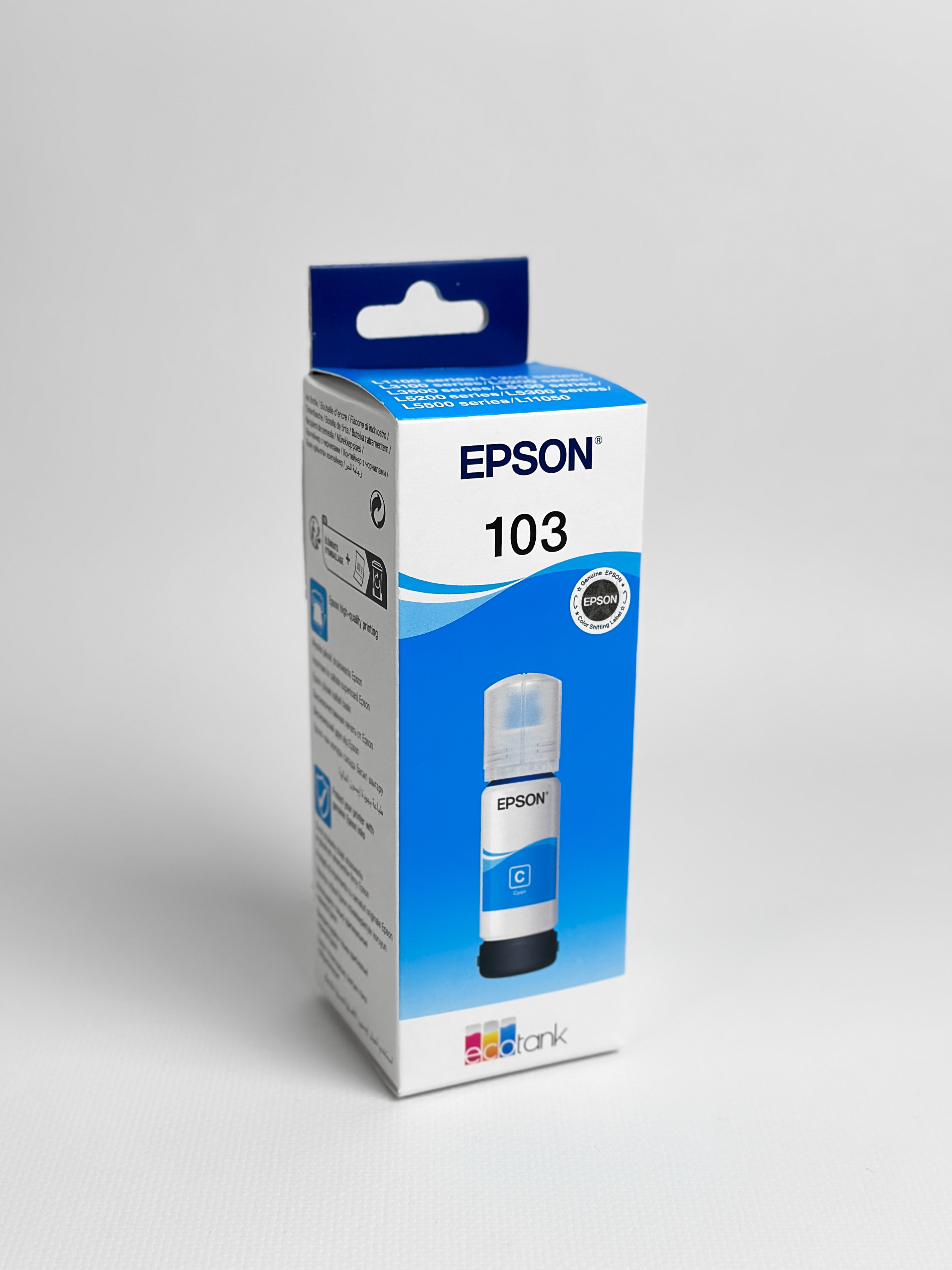Контейнер з чорнилом EPSON 103 70 мл Cyan (C13T00S24A) (10907)