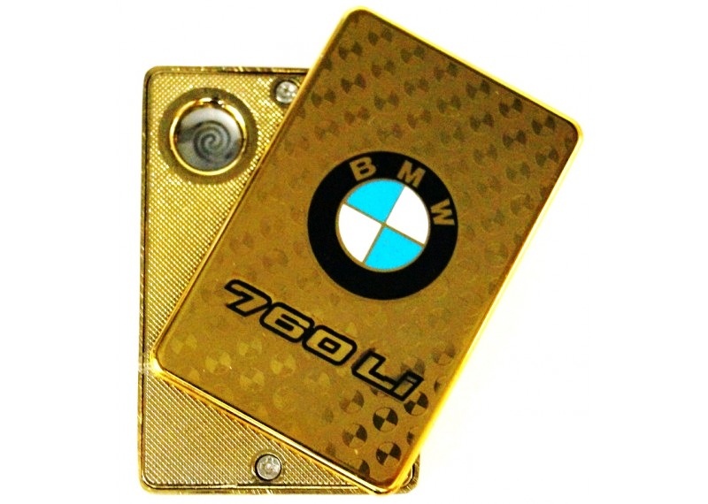 Электроимпульсная USB зажигалка BM1 Золотистая (6842955513)