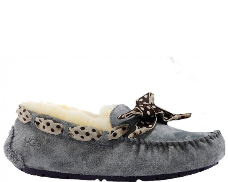 UGG Dakota Slippers 78 Grey-15 UGG Сірий 37 (6) Жіночий Замша (UGG15_37)