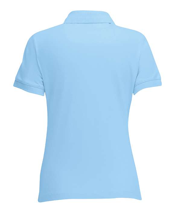 Поло Fruit of the loom 65/35 Polo Lady-Fit XL Голубой (63-212-0)