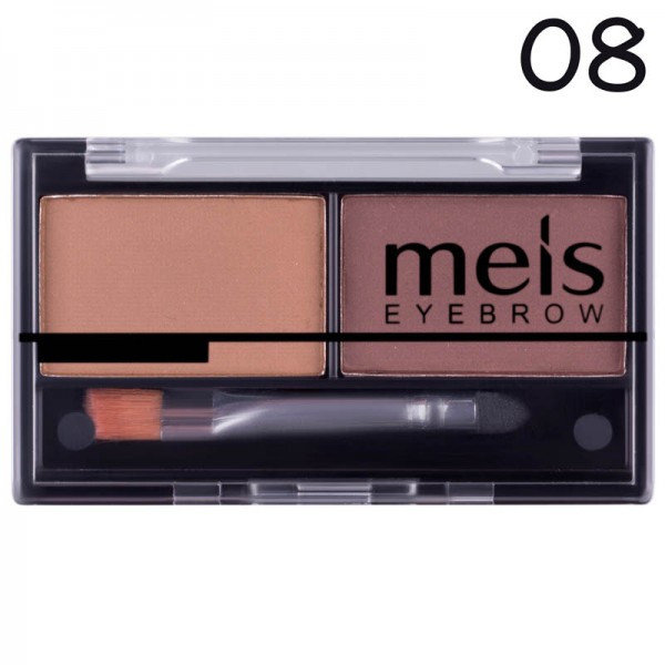 Тіні для брів Meis Eyebrow 2 кольору 8