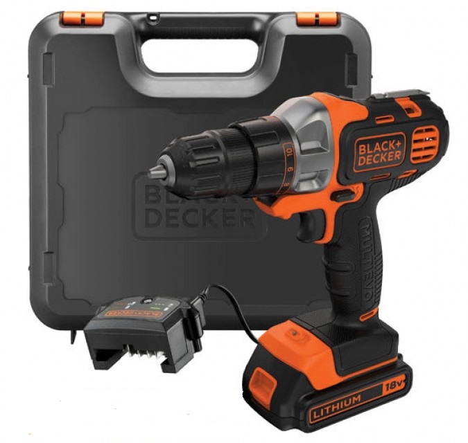 Багатофункціональний інструмент Black&Decker MT218K 18V, 20.9Нм, Li-ion. (6261318)