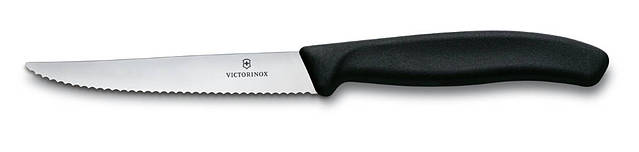 Кухонный нож Victorinox SwissClassic для стейка серрейтор Черный (6.7233.20)