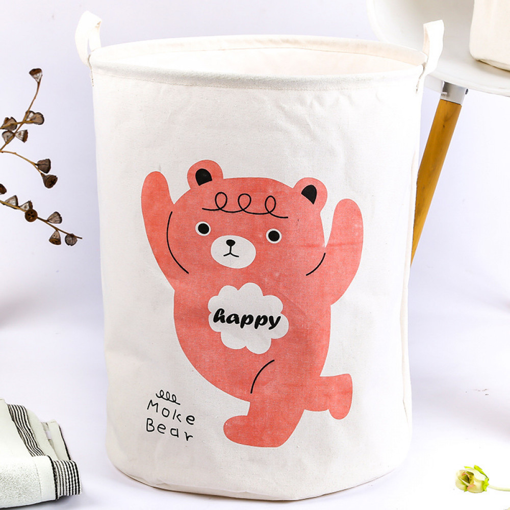 Корзина для игрушек AOLY 40х50 см Розовый мишка Boya