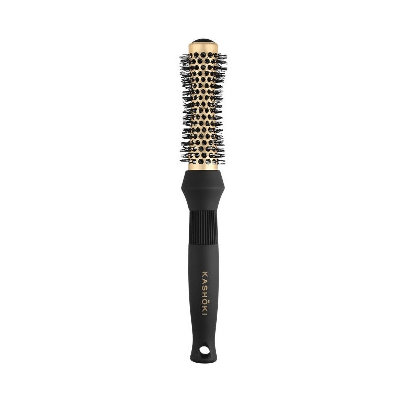 Моделирующая щетка для волос Kashoki Timeless Beauty Hourglass Styling Brush 25 мм Черно-золотистый (5903018915357)