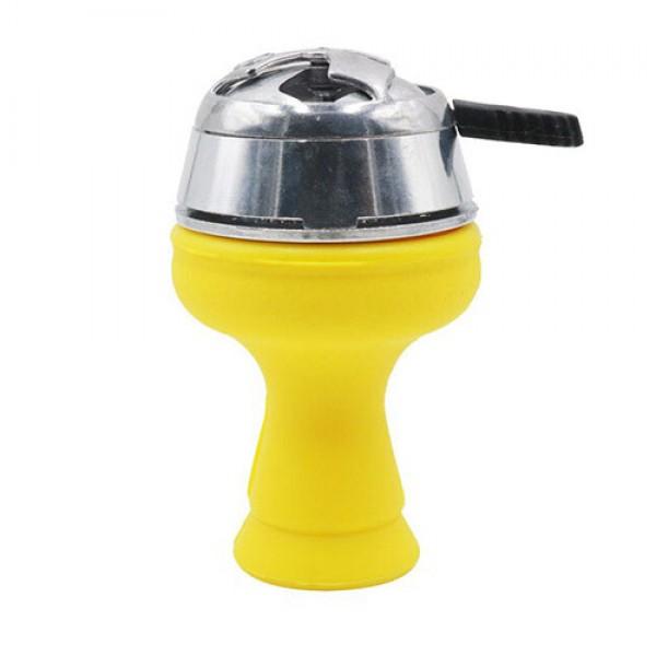 Чаша Shisha силіконова Класична з бортиком під калауд Yellow