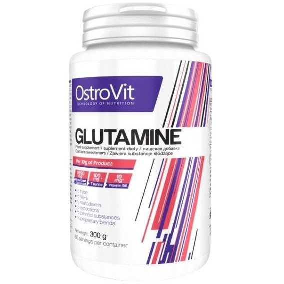 Глютамин для спорта OstroVit Glutamine 300 g /60 servings/ Orange