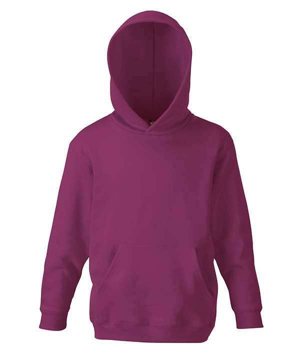 Худи Fruit of the loom hooded sweat Kids 164 Бордовый (62-043-0)