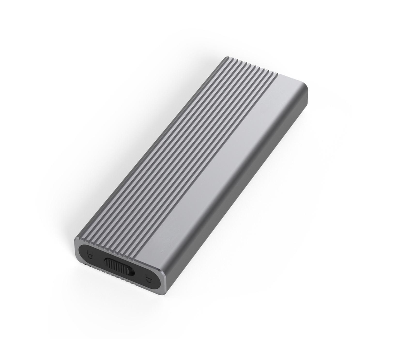 Внешний карман XON MemoryCase для M.2 NVMe (PCIe) USB 3.1 Type-C Серый (XSC1C13NV1MG 6235)