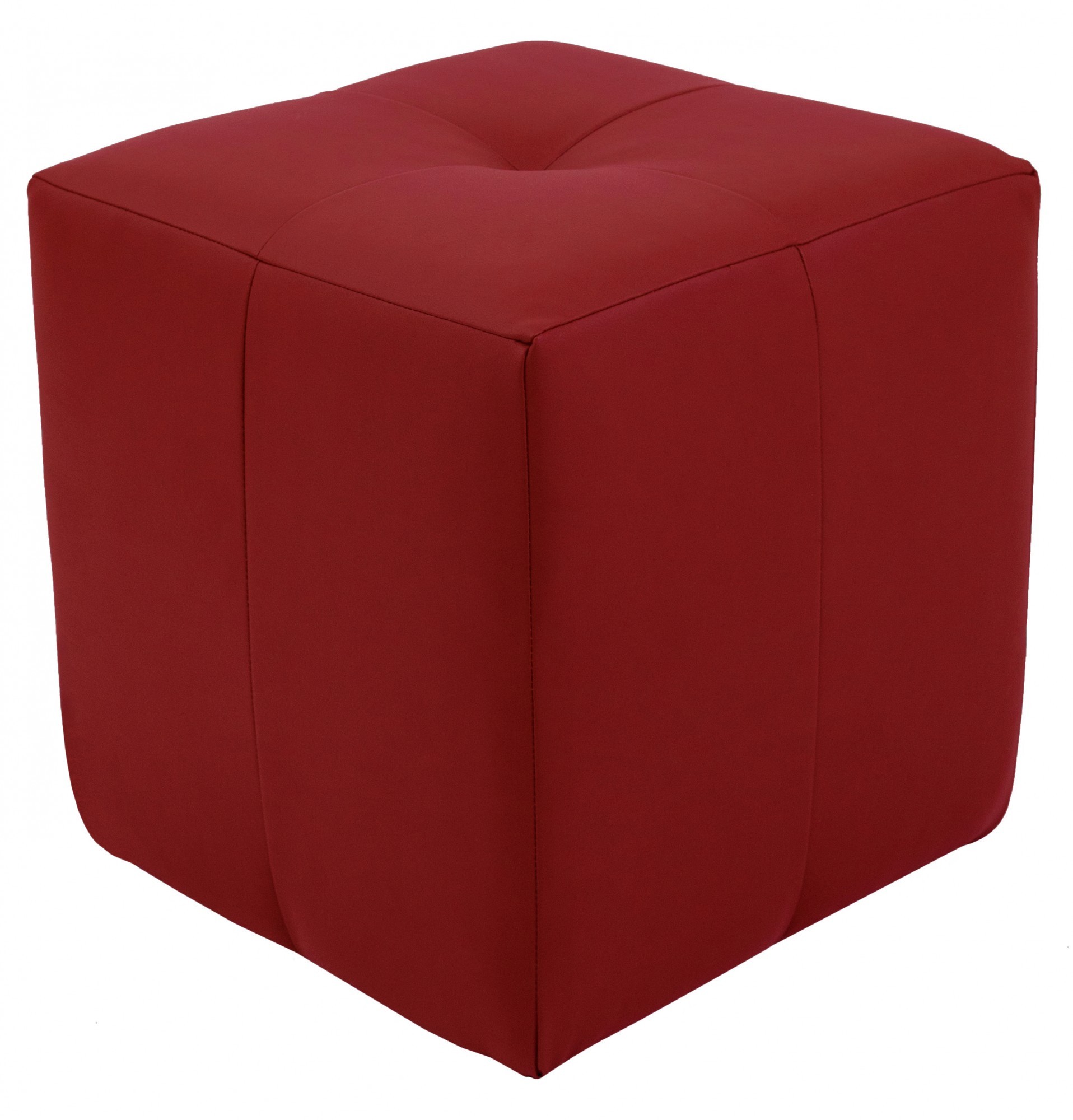 Пуфік Крісті Richman 40 x 40 x 45Н Zeus Deluxe Berry Червоний