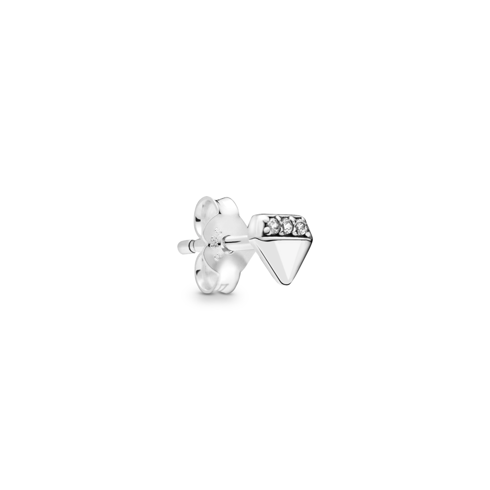 Срібна сережка No Brand Мій діамант 298388CZ (1713076416)