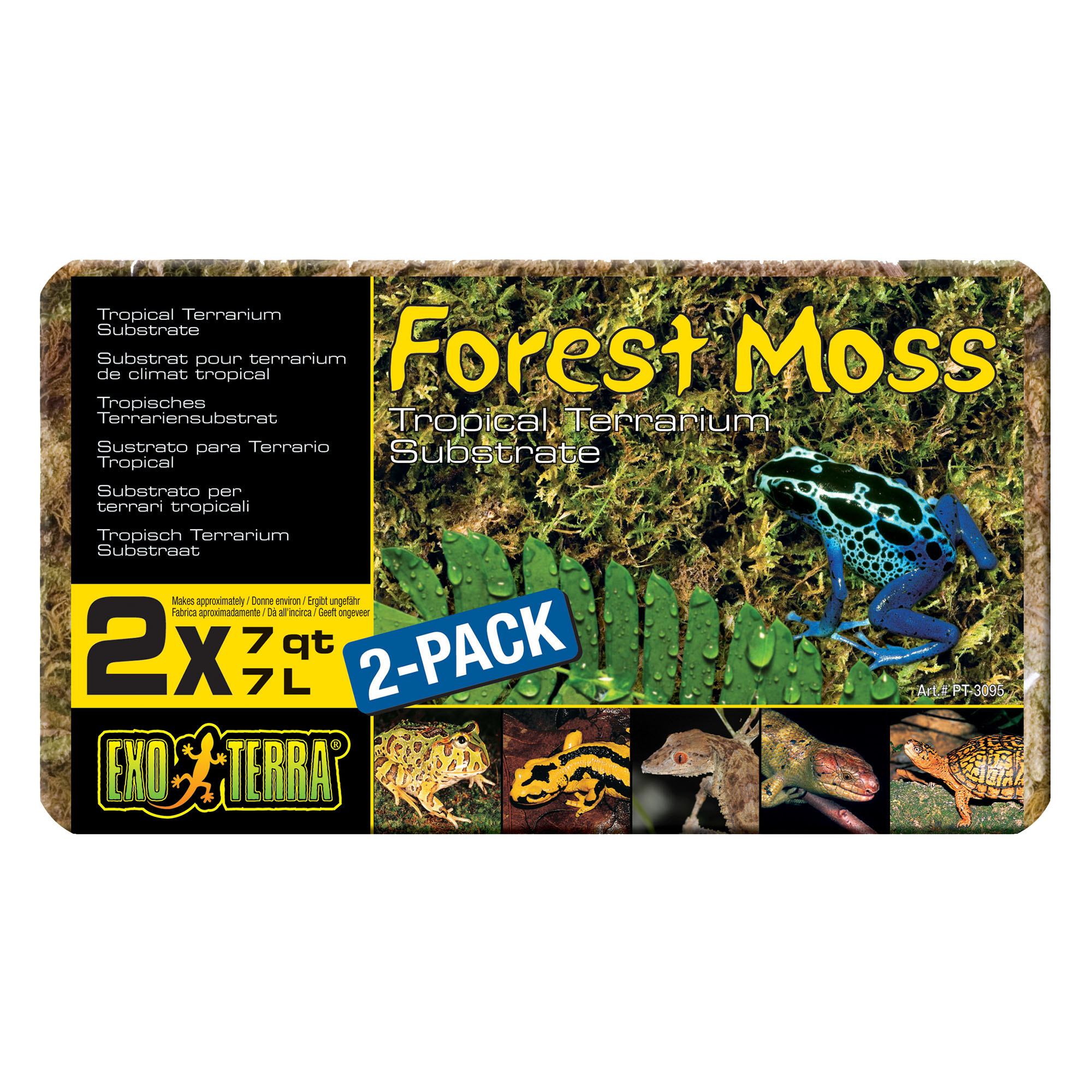 Наполнитель для террариума "Лесной мох" ExoTerra Forest Moss 7 л (15561230957)