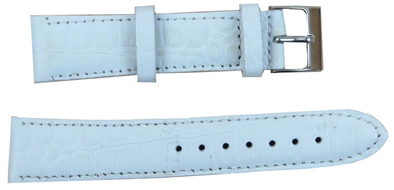 Ремешок для часов Mykhail Ikhtyar 20 мм Белый (S001-20S white)