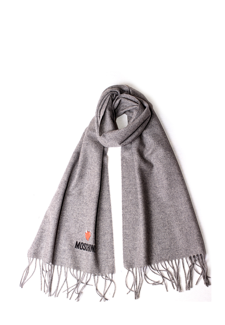 Шарф Moschino Сірий Чоловічий (50103)