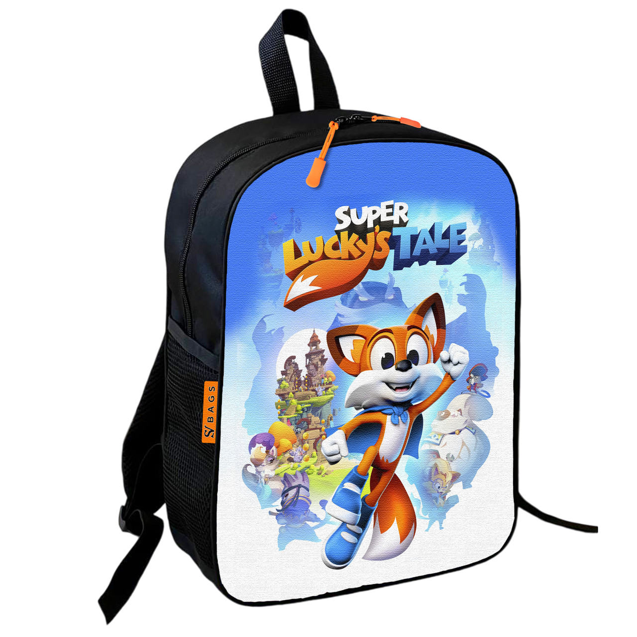 Дитячий шкільний рюкзак Super Lucky's Tale 36х27х13 см, поліестер, водонепроникний