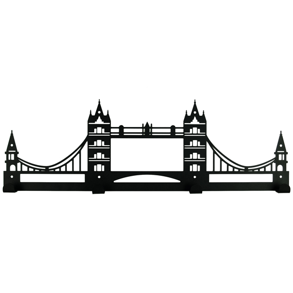 Вешалка настенная Glozis Tower Bridge H-069 50см х 16см (H-069)