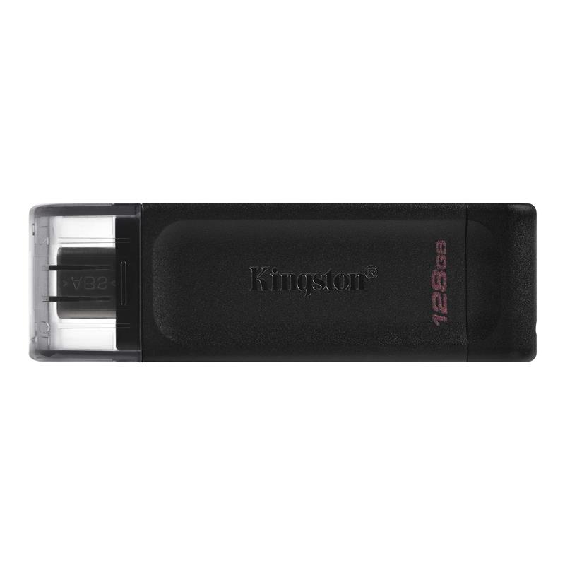 Флеш-накопитель USB3.2 128GB Type-C Kingston DataTraveler 70 Black (DT70/128GB)