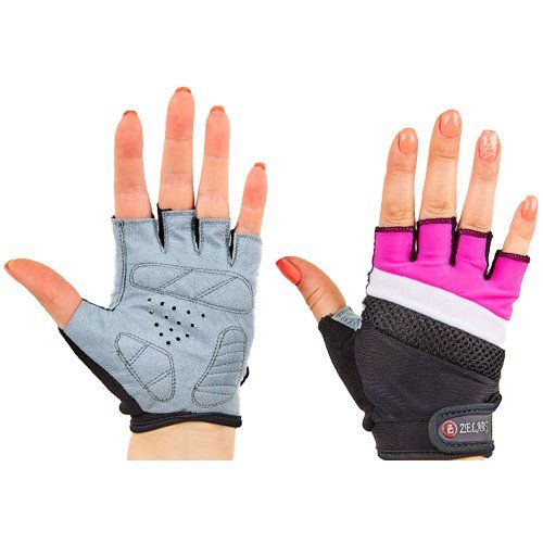 Перчатки для фитнеса женские BC-3786 Zelart  XS Розовый (07363010)