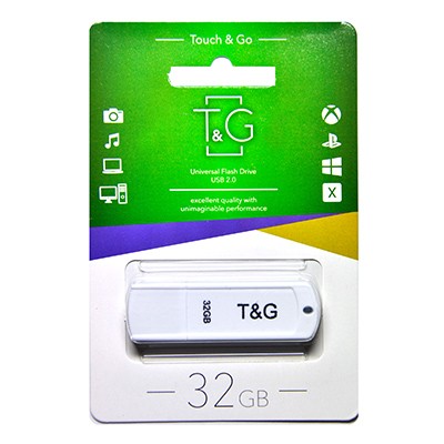 Флеш-накопитель USB 32GB T&G 011 Classic Series White (TG011-32GBWH)