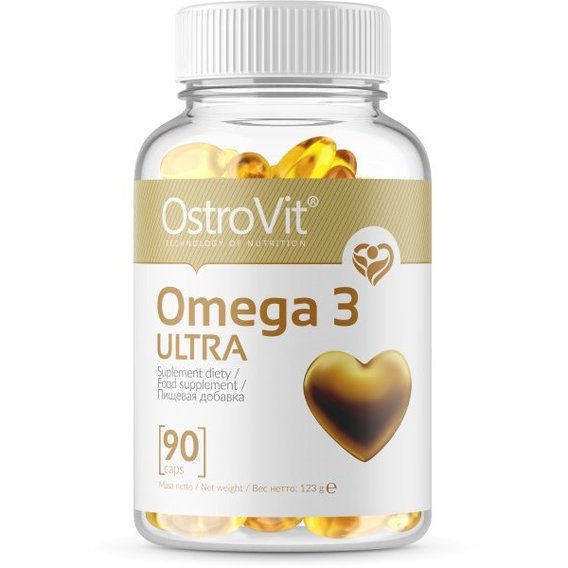 Омега для спорта OstroVit Omega 3 Ultra 90 Caps