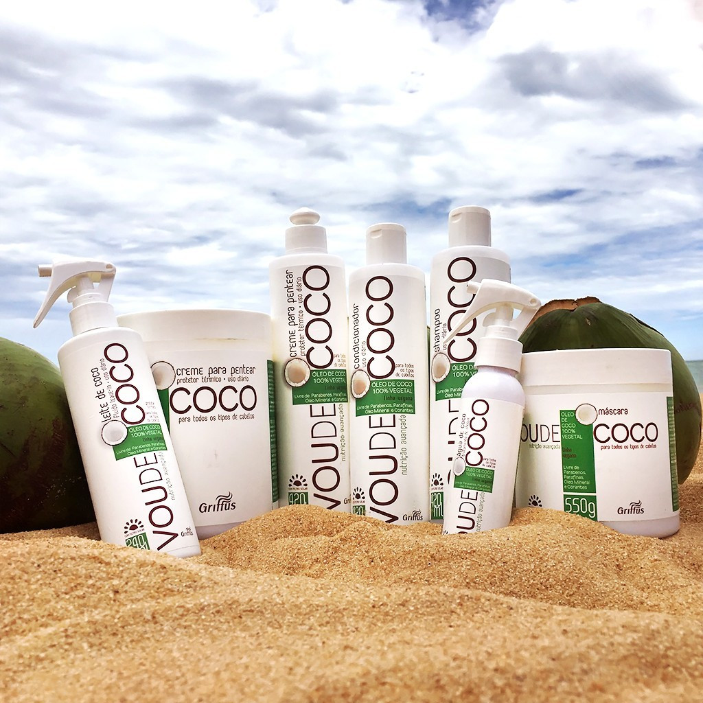 Олія кокосова для відновлення волосся Griffus Vou de Coco Oleo Umectante 100ml