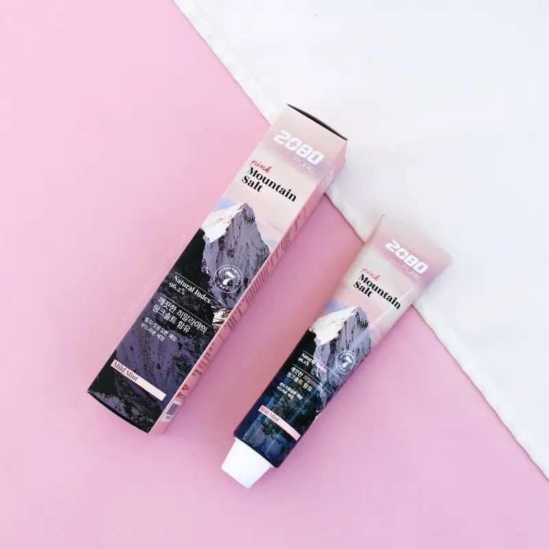 Зубна паста з рожевою гімалайською сіллю Dental Clinic 2080 Pure Mountain Salt Pink Mild Mint 120 г (8801046311493)