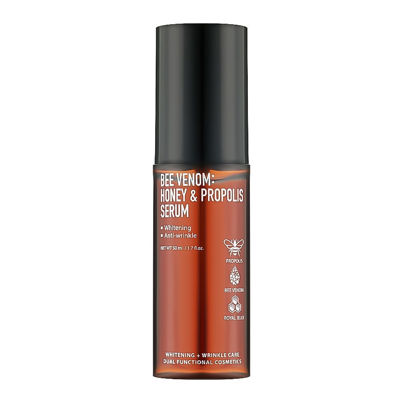 Сироватка для обличчя з бджолиною отрутою медом та прополісом Fortheskin Bee Venom Honey  Propolis Serum 50 мл (8809598150683)