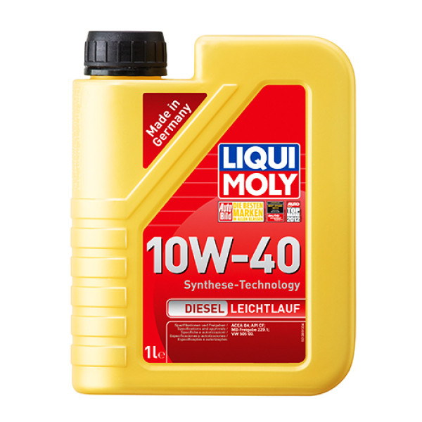 Полусинтетическое моторное масло Liqui Moly Diesel Leichtlauf 10W-40 1 л (21314)
