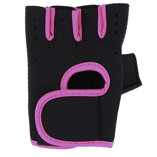 Перчатки для фитнеса TYUFH61g Черно-розовый (gab_krp100RkjH)