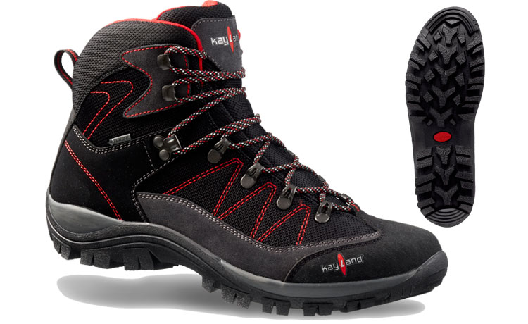 Ботинки Kayland Ascent K GTX 41 Черный/Красный (KAY-01801-7060-41)