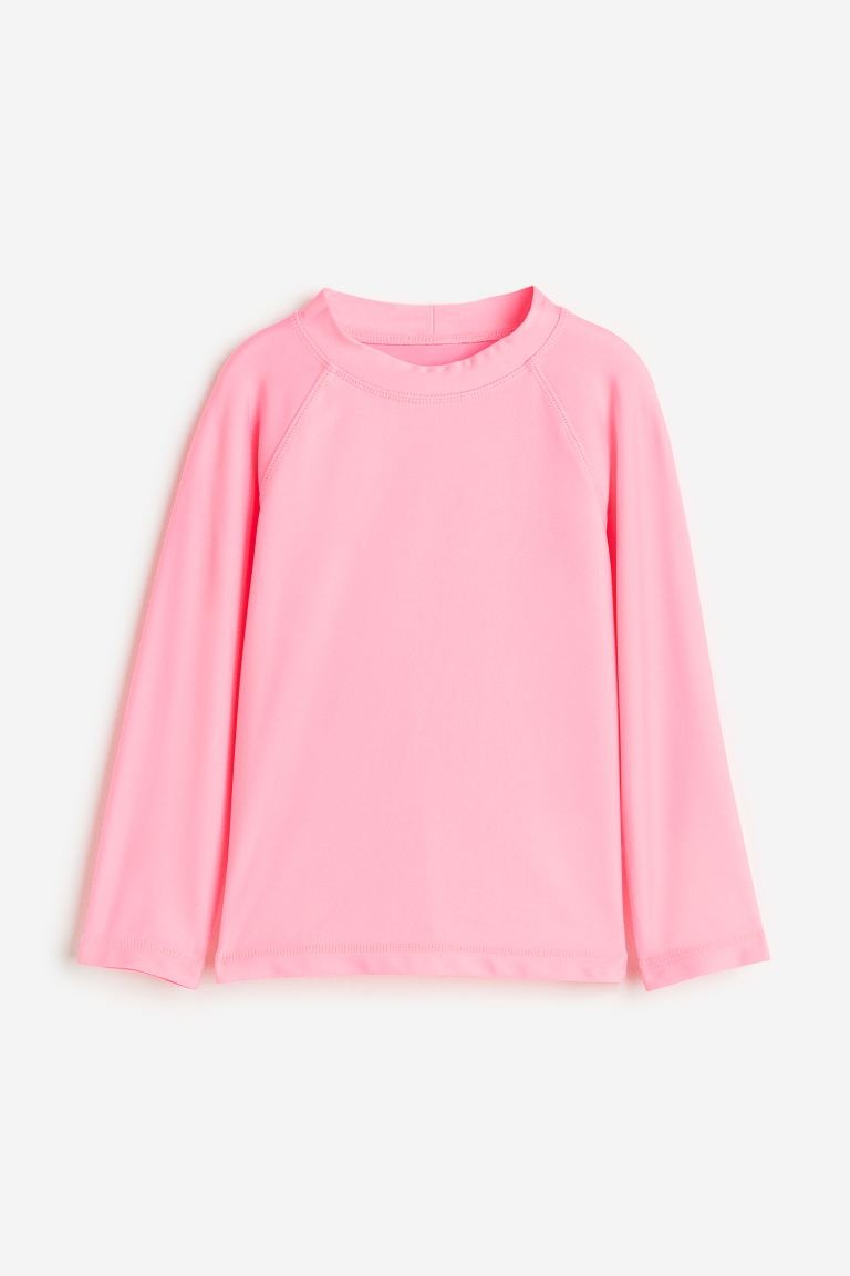 Топ для плавания с защитой UPF 50 H&M 1041453 98/104 см Розовый (2030000315321)