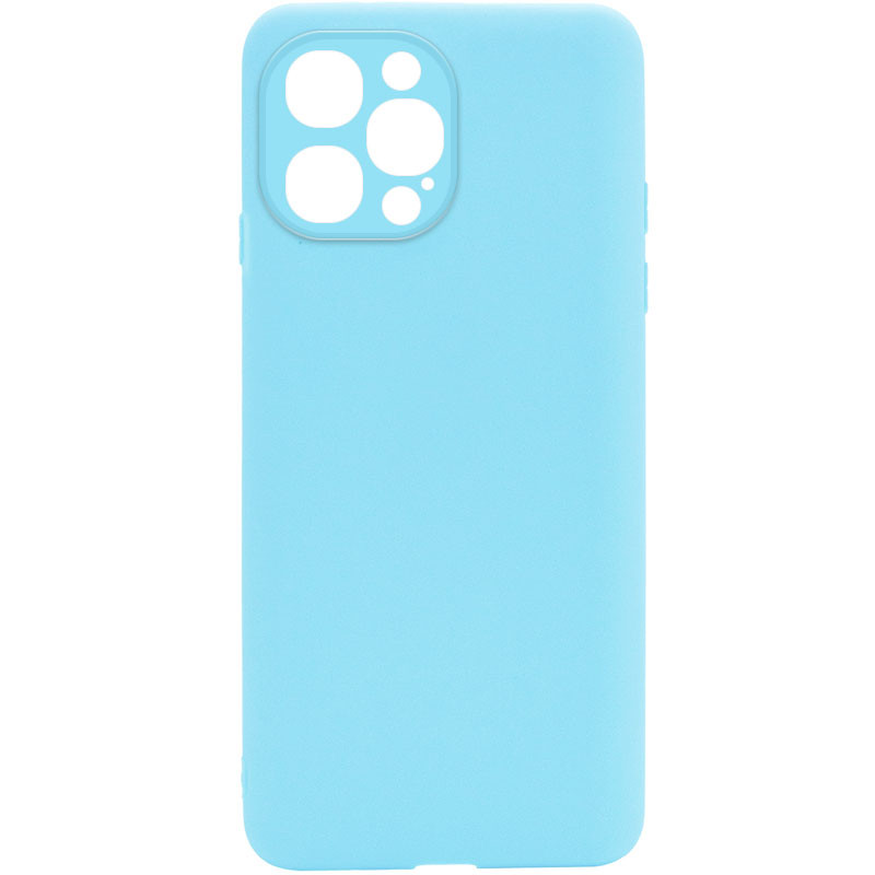 Силиконовый Чехол Candy Full Camera для Apple iPhone 12 Pro (6.1) (Бирюзовый / Turquoise) 1130557