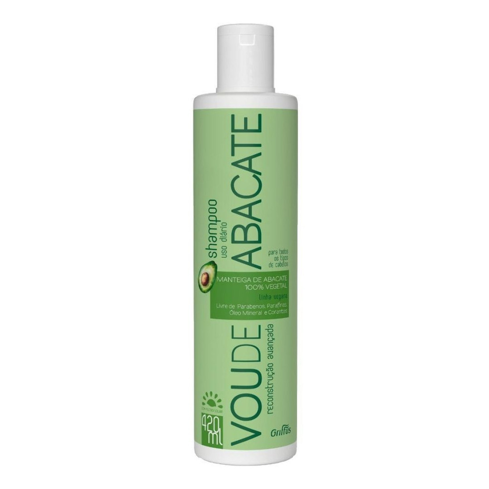Шампунь для інтенсивного відновлення пошкодженого волосся Griffus Shampoo Vou de Abacate 420 ml (43136)