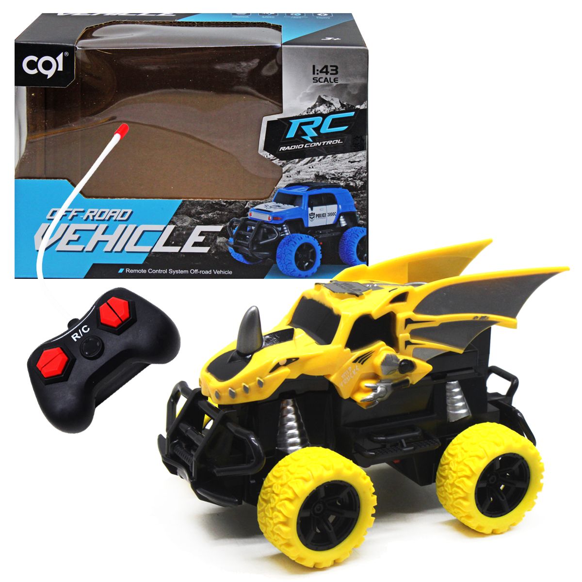 Машинка на радиоуправлении Off Road Vehicle желтая MIC (091-103)