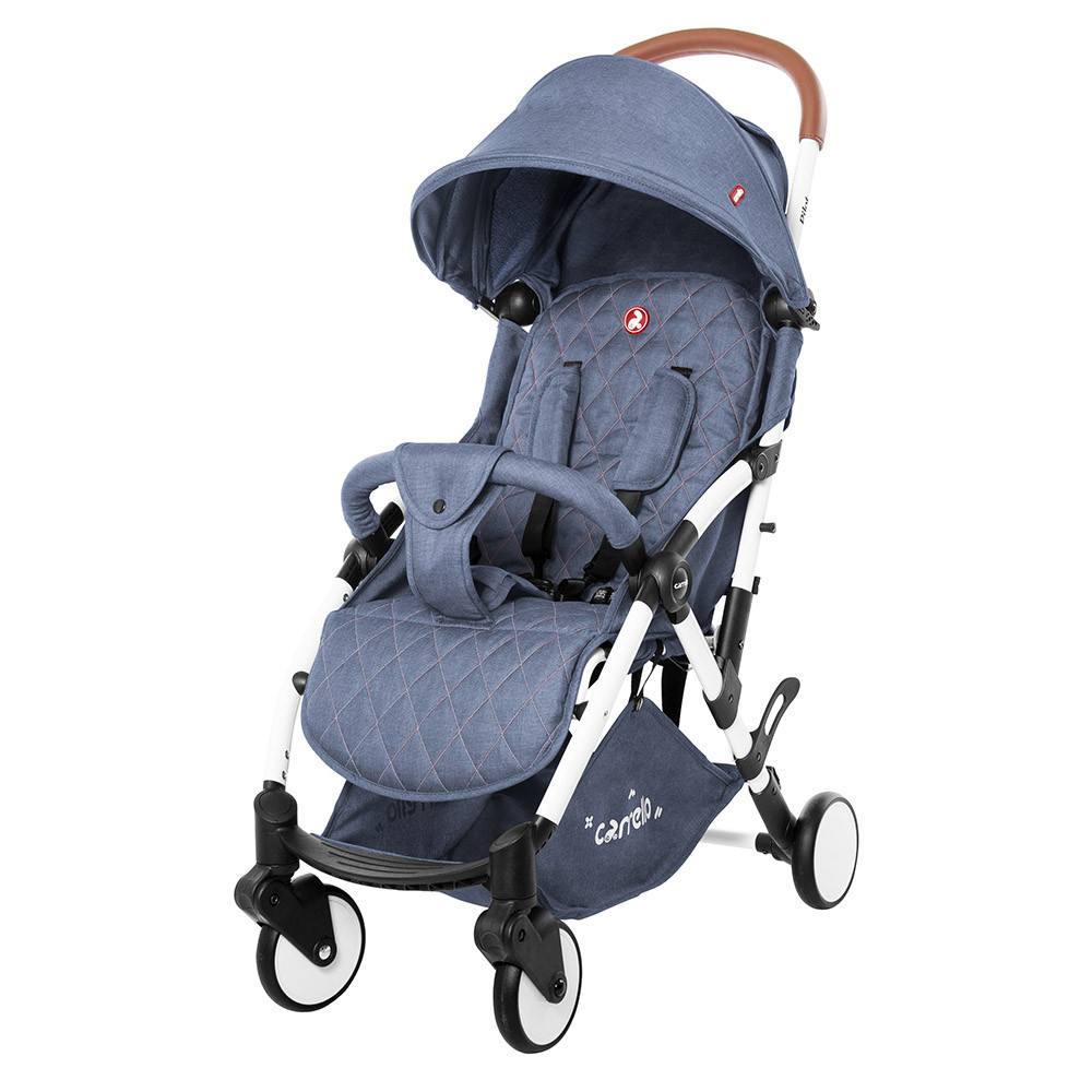 Прогулочная коляска CARRELLO Pilot CRL-1418/1 Denim Blue +дождевик S