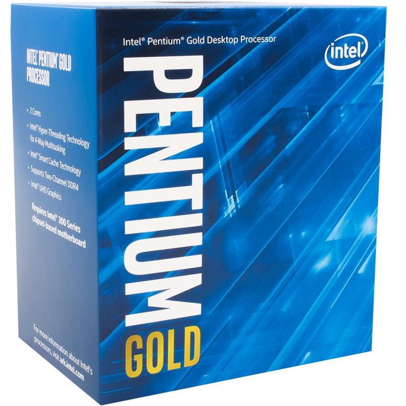 Процессор Intel Pentium Gold G6400 4.0GHz (4MB, Comet Lake, 58W, S1200) Box (BX80701G6400)