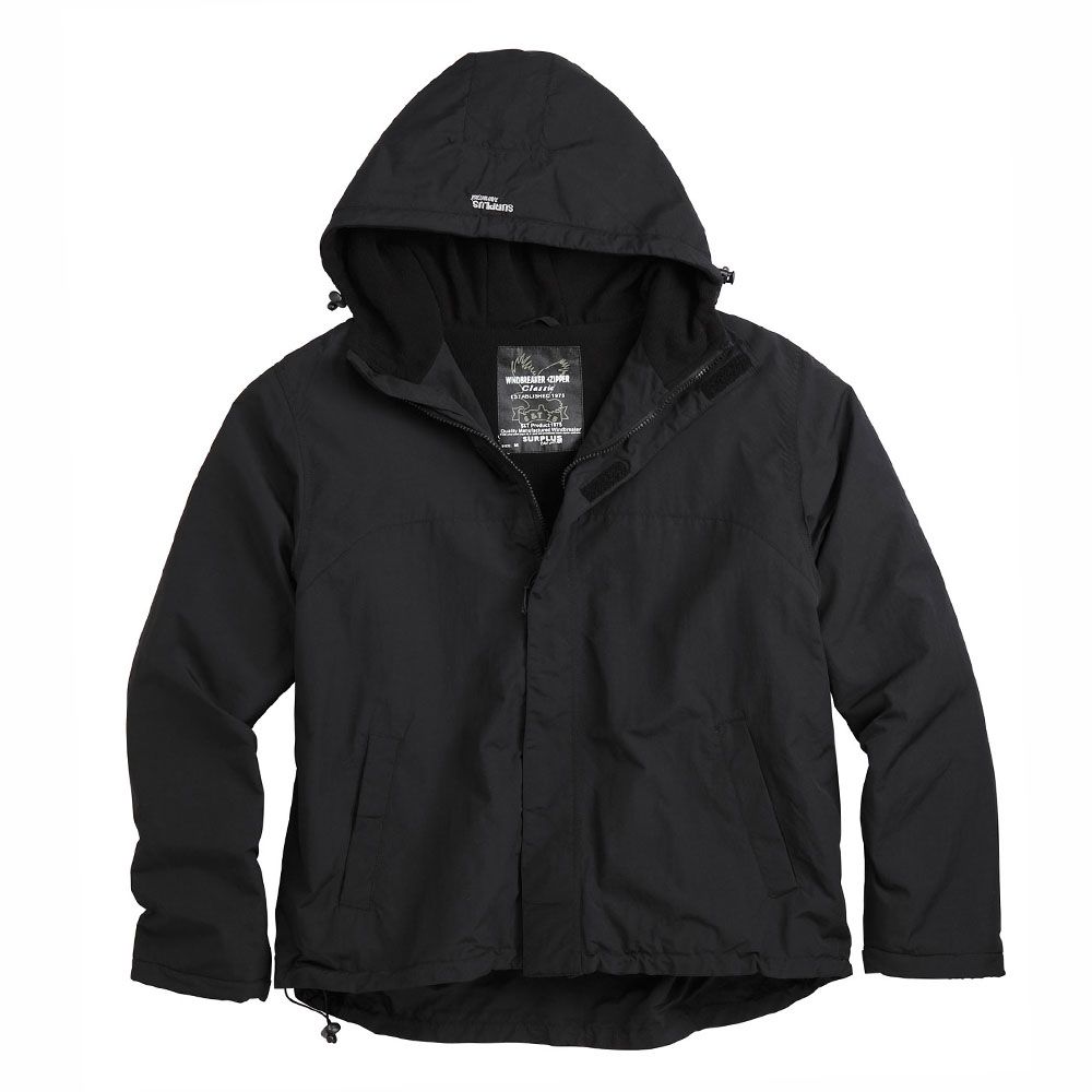Куртка Surplus Zipper Windbreaker Schwarz S Чорний (20-7002-03-S)