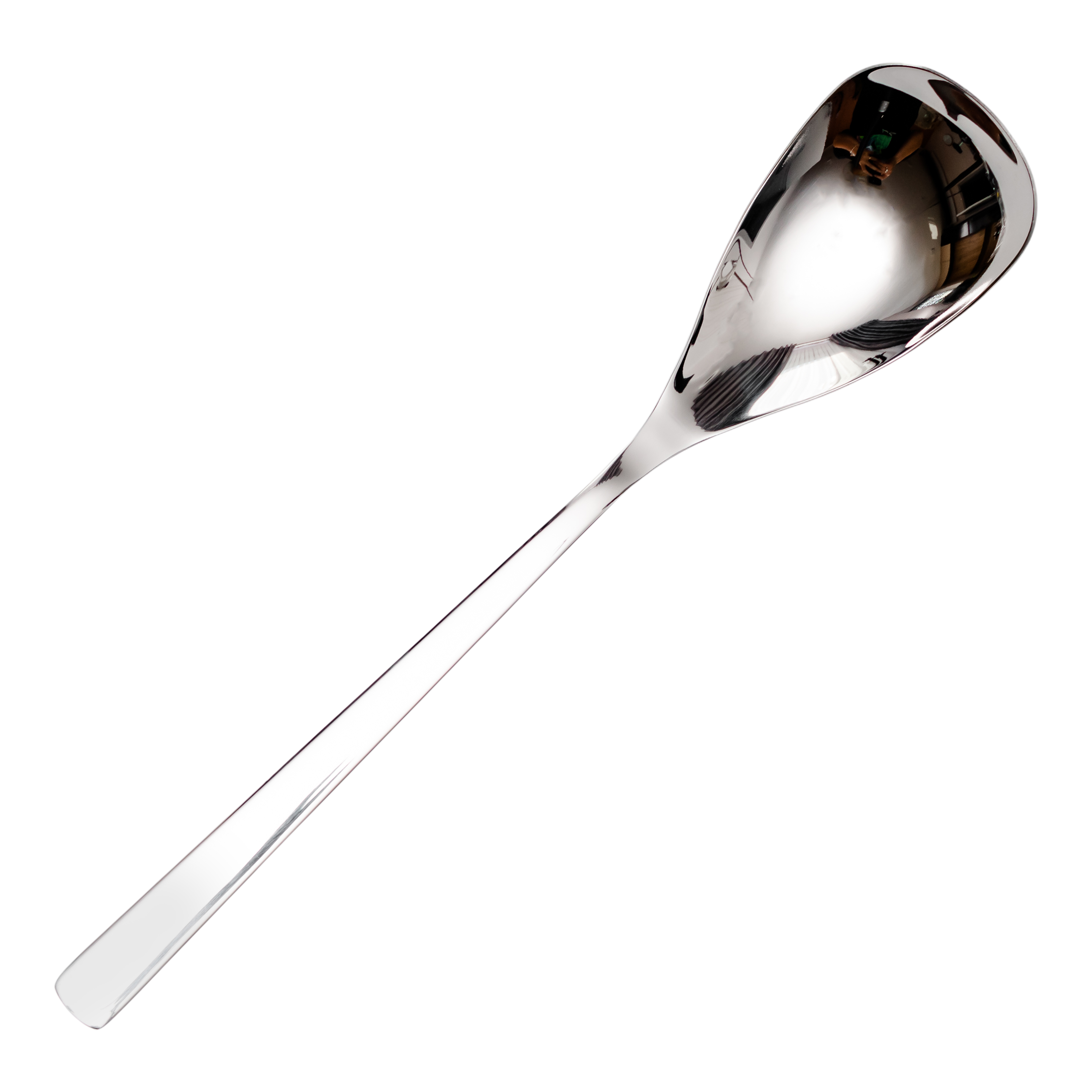 Ложка сервіровочна YIWU 29 см нержавіюча сталь срібляста