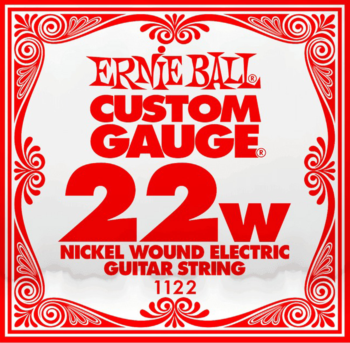 Струна Ernie Ball 1122 Nickel Wound Electric Guitar String .022