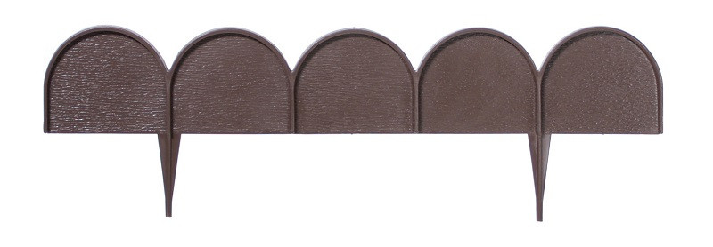 Бордюр садовый PROSPERPLAST GARDEN LINE коричневый 10 м