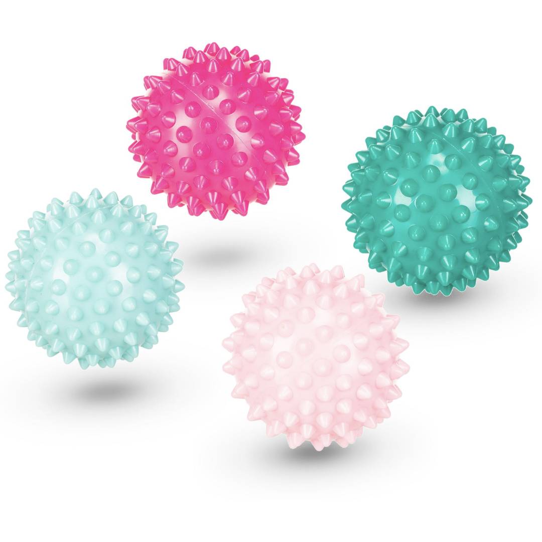 Набор массажных мячей Gymtek 65 мм 4 шт розовый